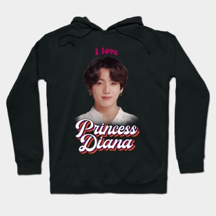 Princess Diana Jungkook kpop retro meme Hoodie